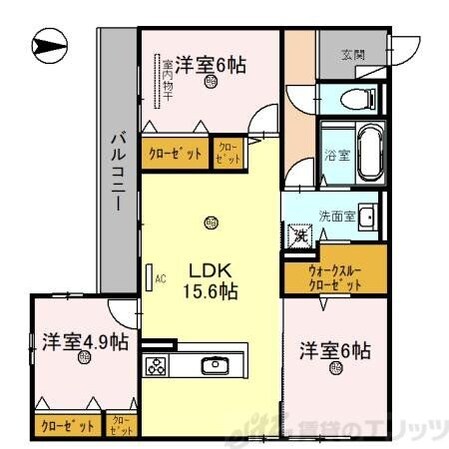 BIVIOの物件間取画像